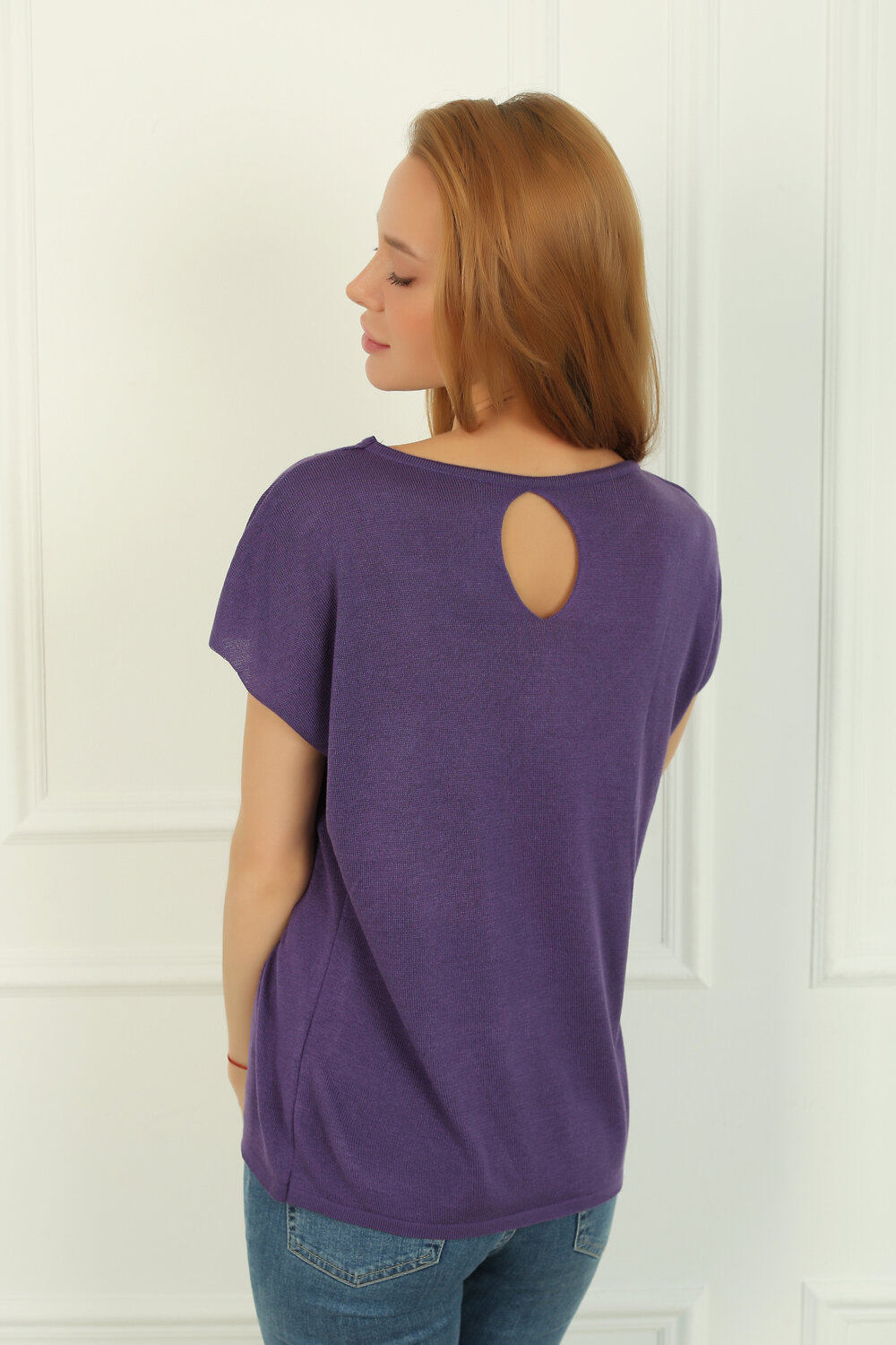 ст. цена850руб.! Lika Dress Джемпер 5889Фиолетовый