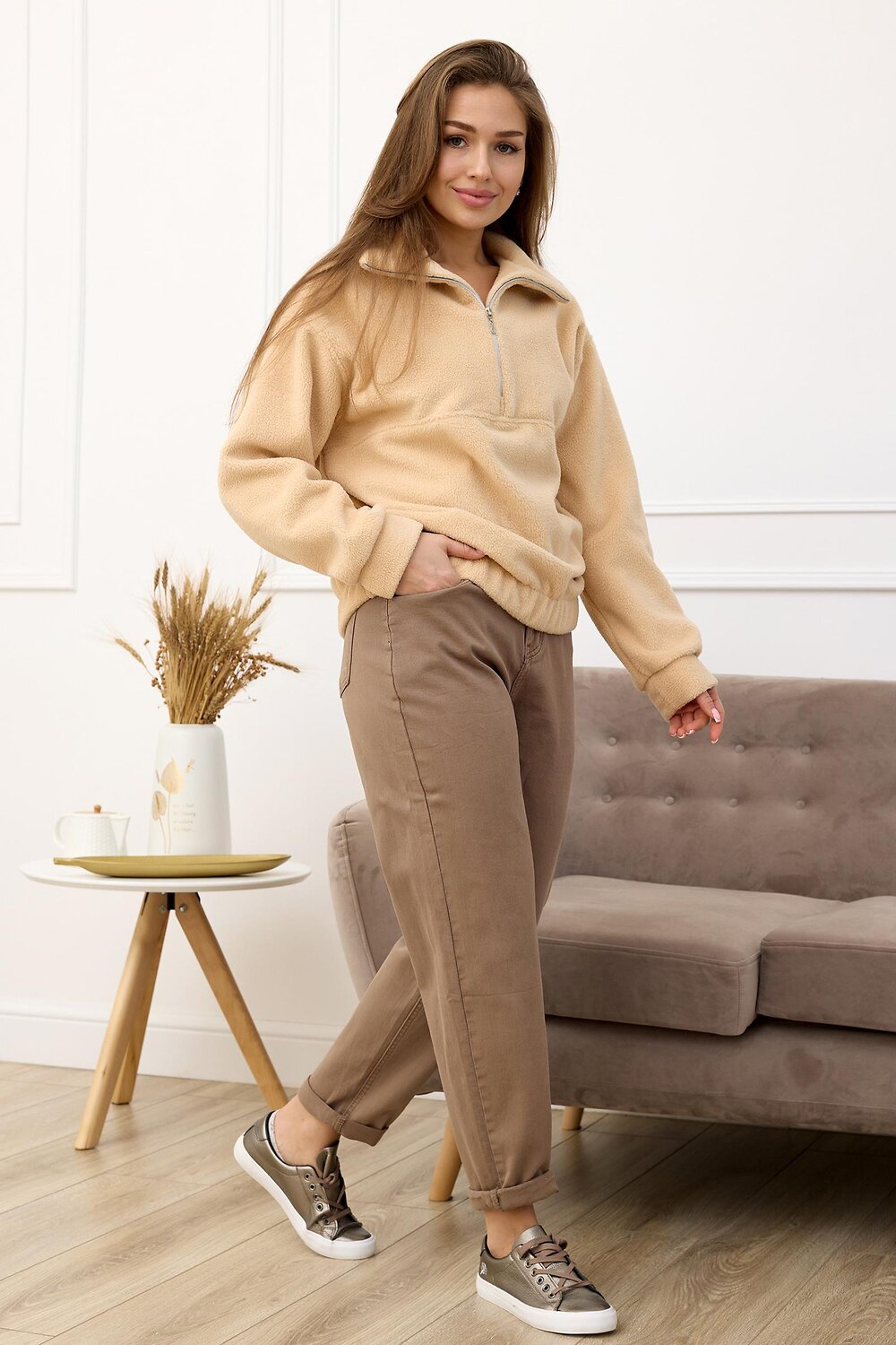 ст. цена1480руб.! Lika Dress Толстовка 9910Бежевый