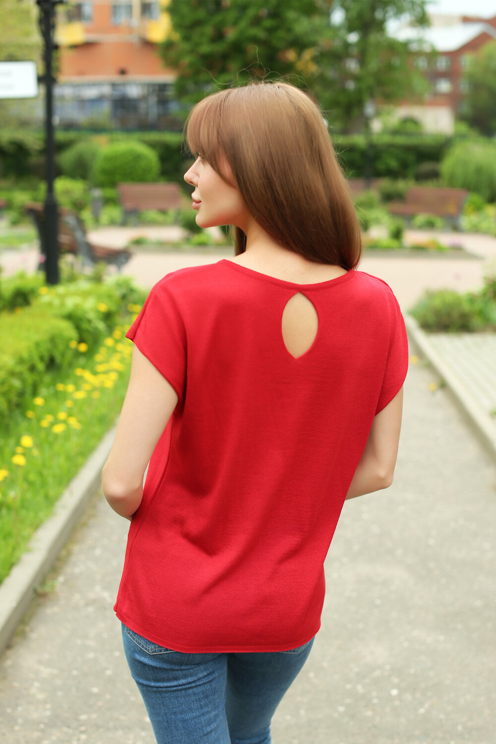 ст. цена850руб.! Lika Dress Джемпер 5962Красный