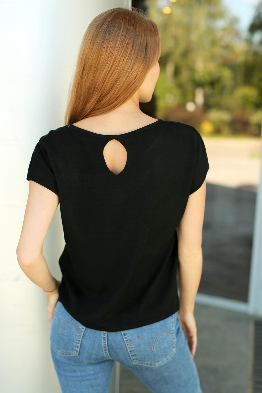 ст. цена850руб.! Lika Dress Джемпер 6028Черный