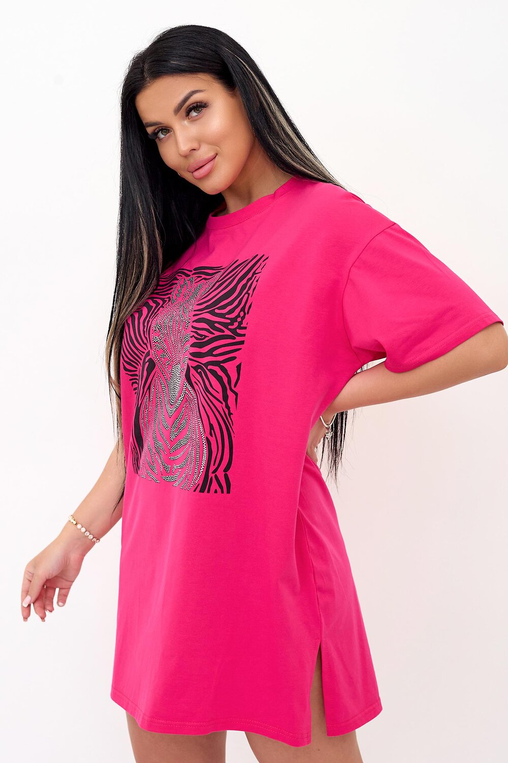 ст. цена877руб.! Lika Dress Платье 9345Фуксия