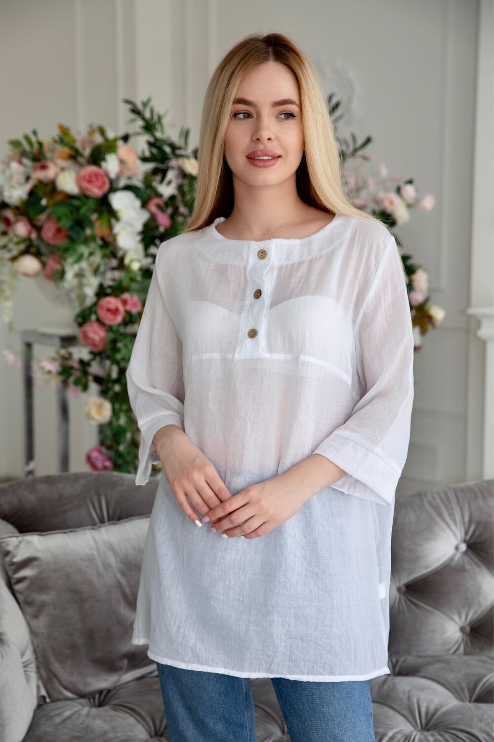 ст. цена1246руб.! Lika Dress Туника 7370Белый