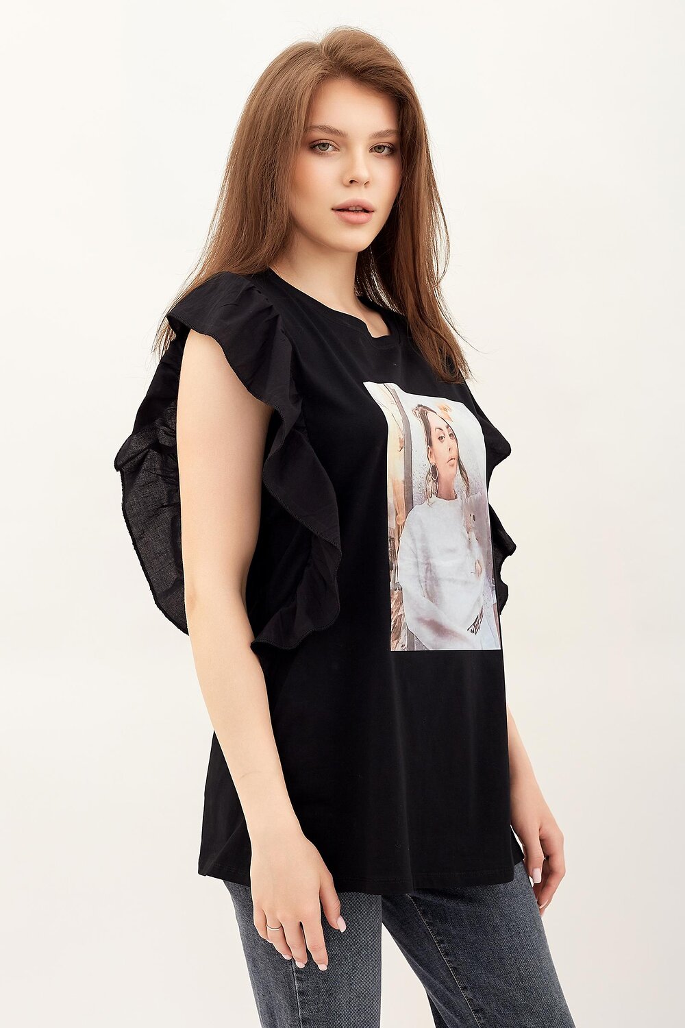 ст. цена720руб.! Lika Dress Футболка 8600Черный