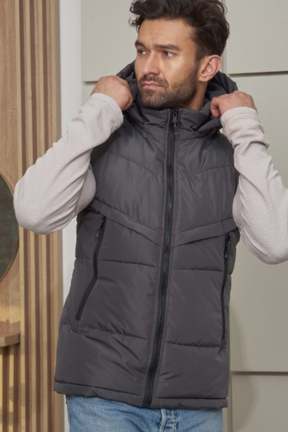 ст. цена1655руб.! Lika Dress Жилет 9156Серый