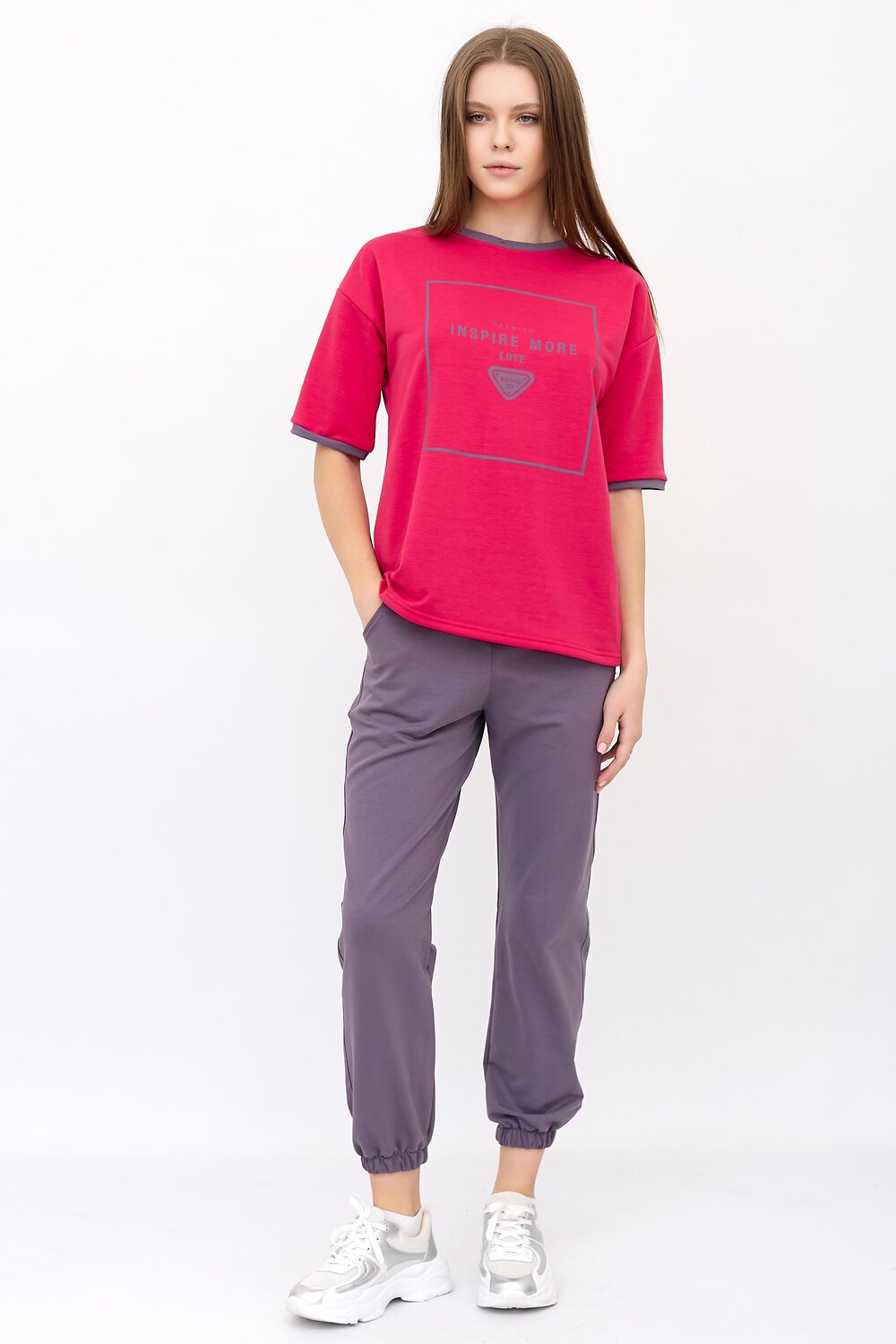 ст. цена1280руб.! Lika Dress Костюм 8840Малиновый/фиолетовый