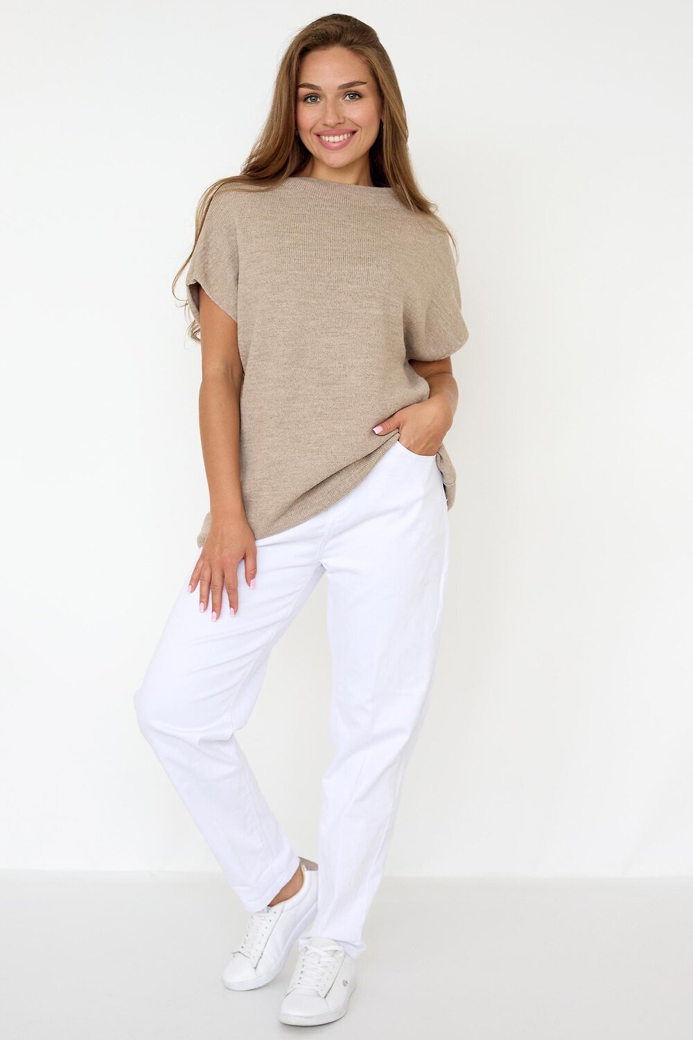 ст. цена2555руб.! Lika Dress Джемпер 10130Бежевый