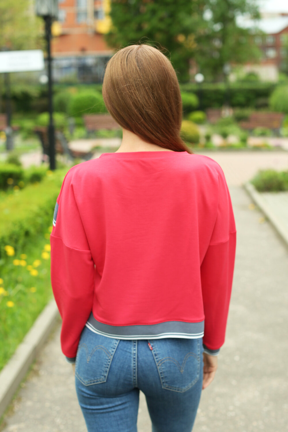 ст. цена695руб.! Lika Dress Толстовка 6027Красный