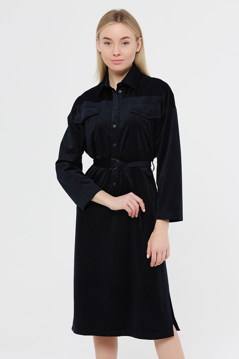 ст. цена2628руб.! VISERDI Платье 10172-тсн 410915синий