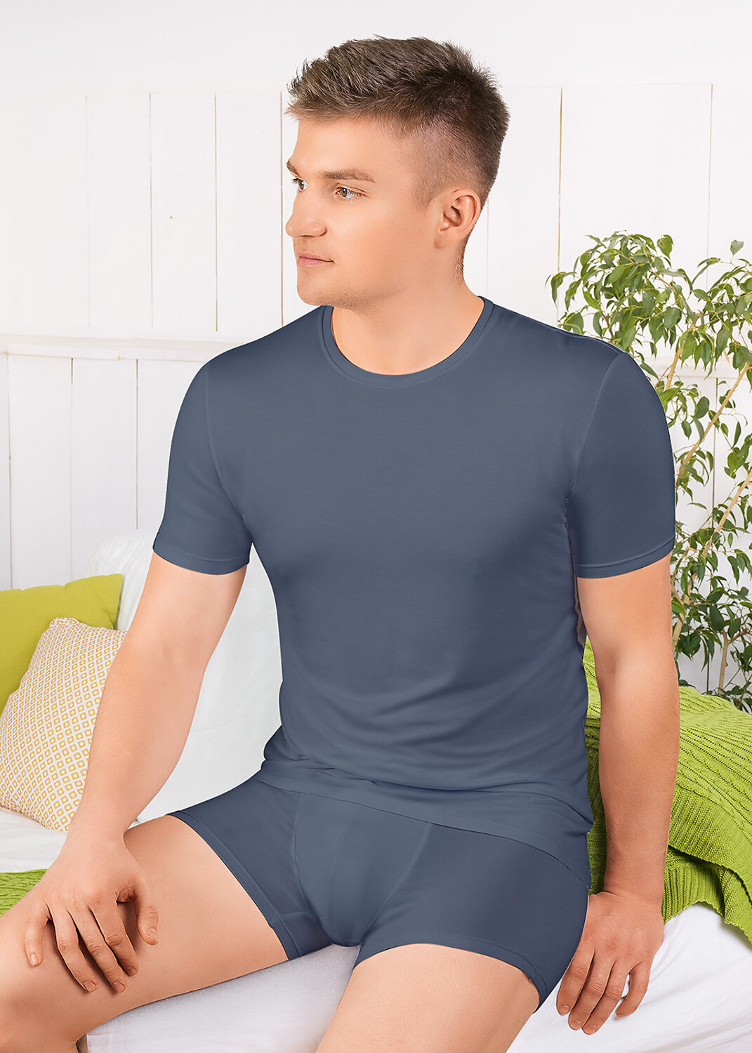 ст. цена1038руб.! CLEVER Футболка MF608810серый