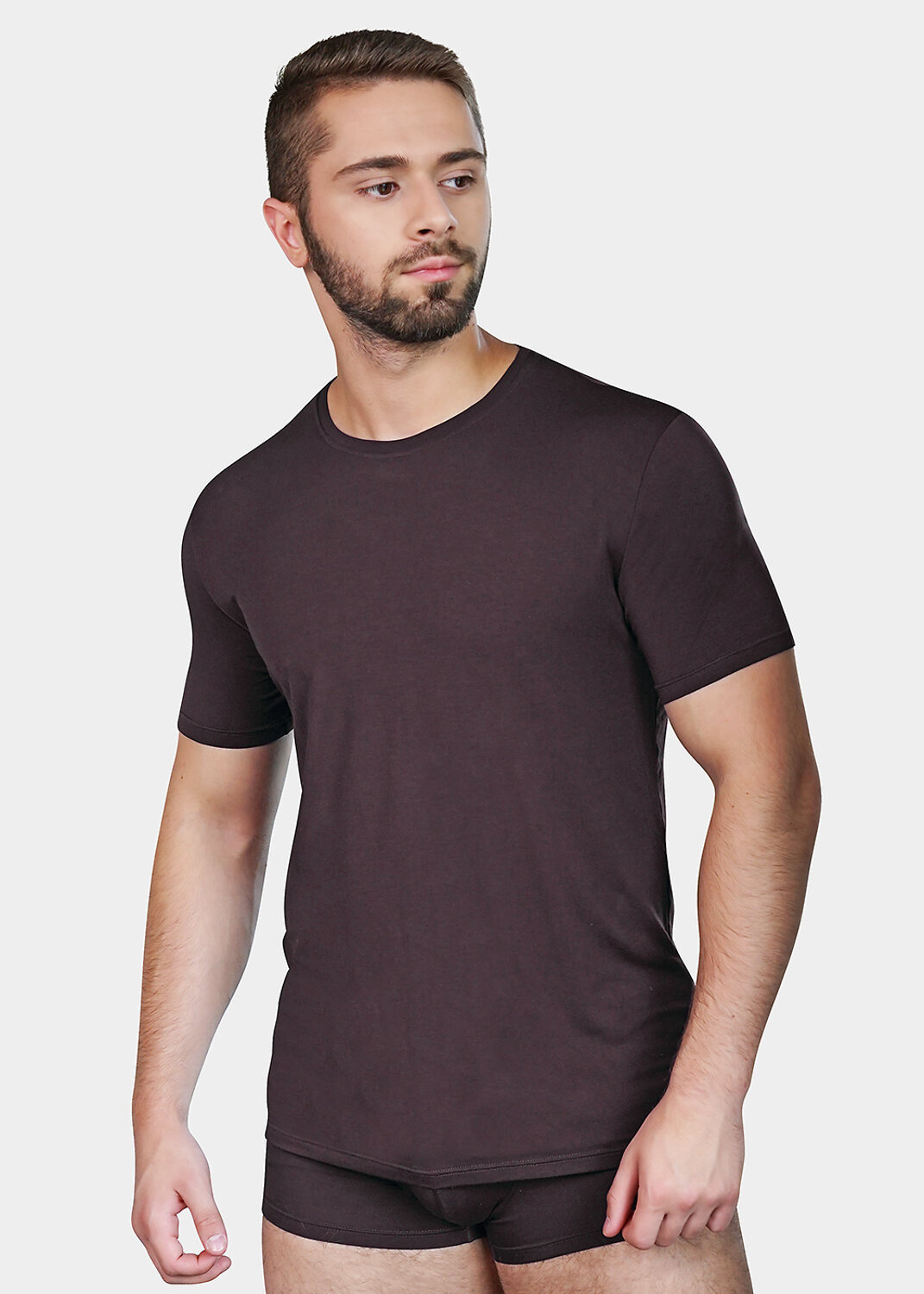 ст. цена1038руб.! CLEVER Футболка MF608810т.бордовый