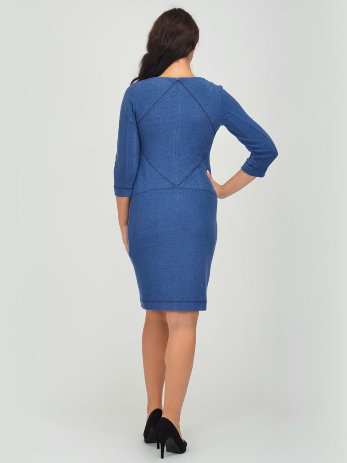 ст. цена1842руб.! VISERDI Платье 10070-син 319890Синий