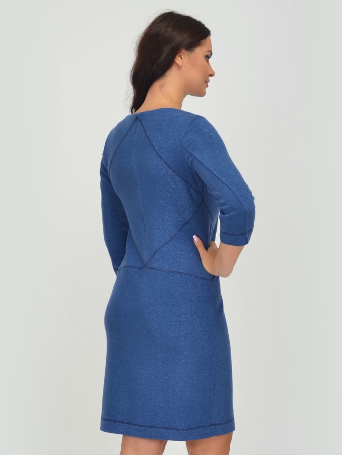 ст. цена1842руб.! VISERDI Платье 10070-син 319890Синий