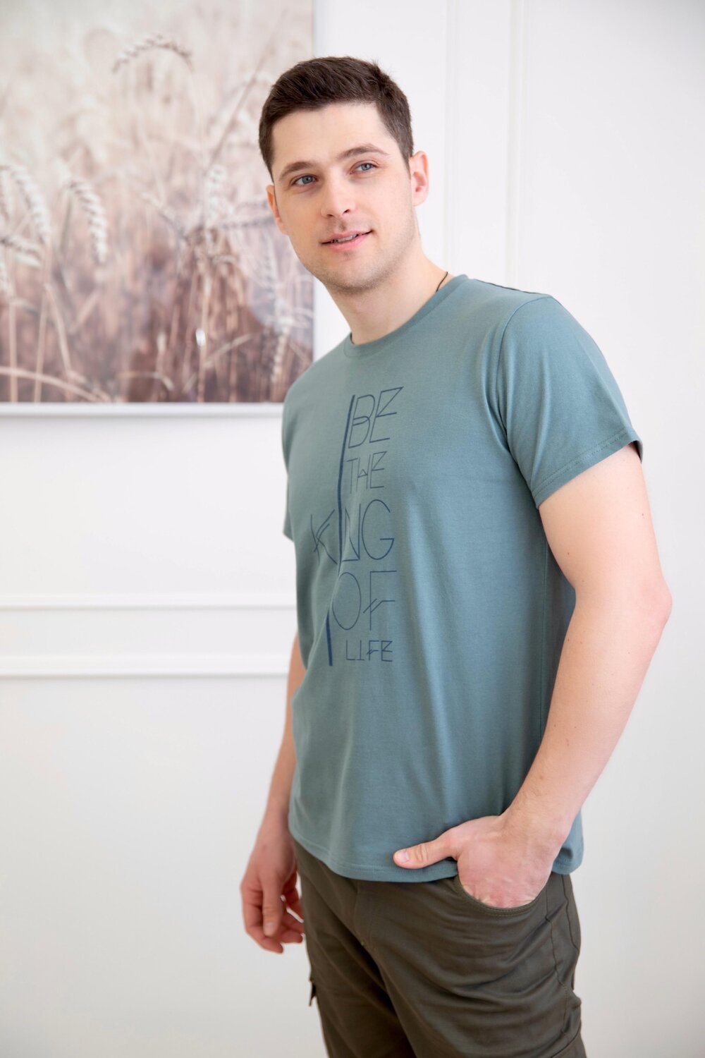 ст. цена802руб.! Lika Dress Футболка 7578Зеленый