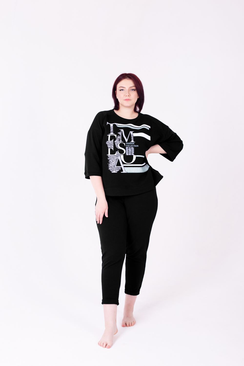 Костюм женский с брюками и кофтой 319