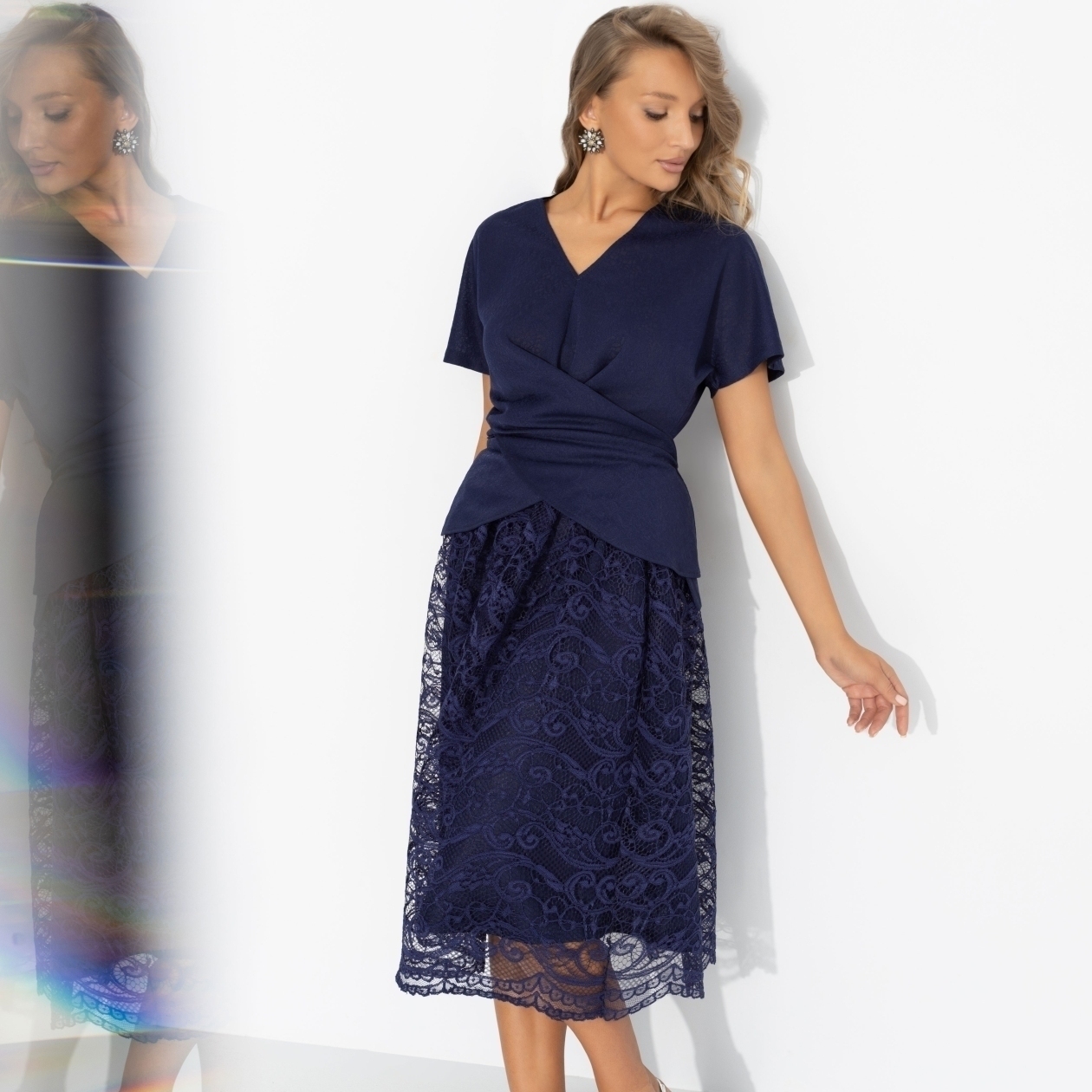 Костюм с юбкой нарядный, Ручаюсь за успех (2 в 1, роскошь)