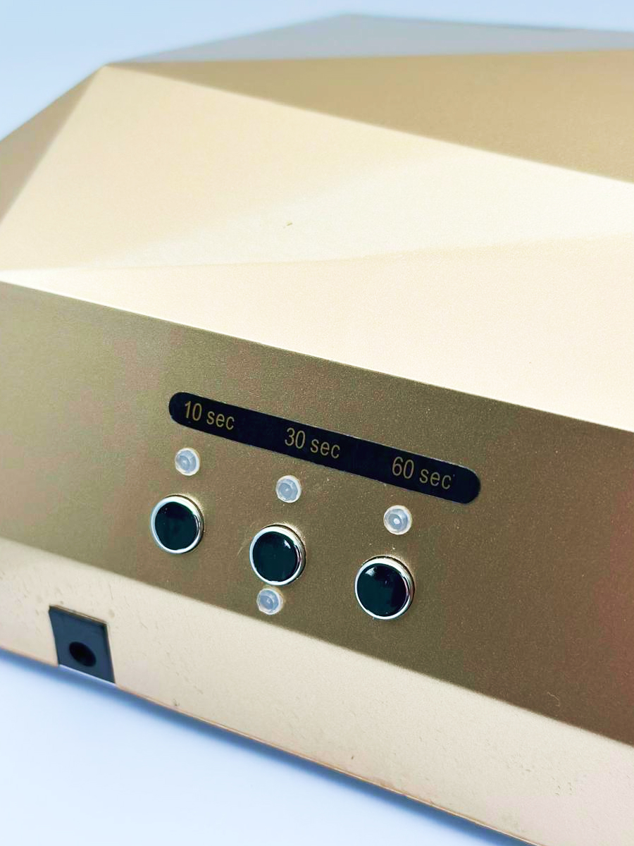 Nail Art LED-лампа для ногтей, 54 Вт, золотой матовый