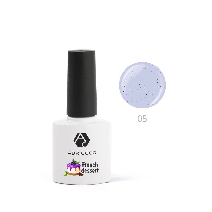 ADRICOCO Гель-лак для ногтей / French dessert №05, фруктовый пай, 8 мл