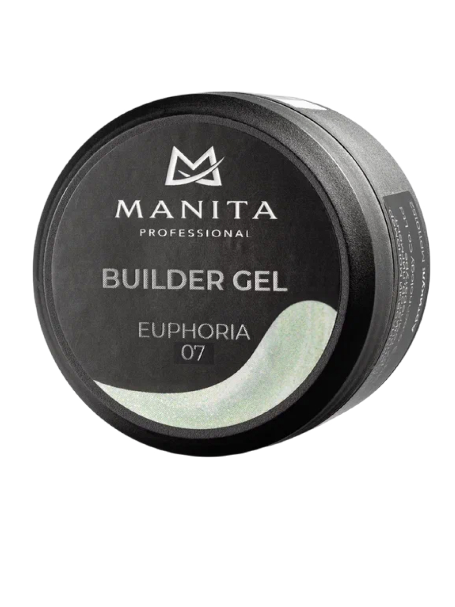 Manita Professional Гель моделирующий для ногтей с хлопьями юки / Builder Gel Euphoria №07, 15 мл