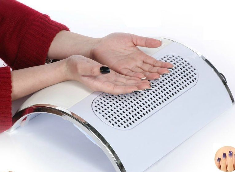 Nail Art Пылесос с тремя вентиляторами 40 Вт