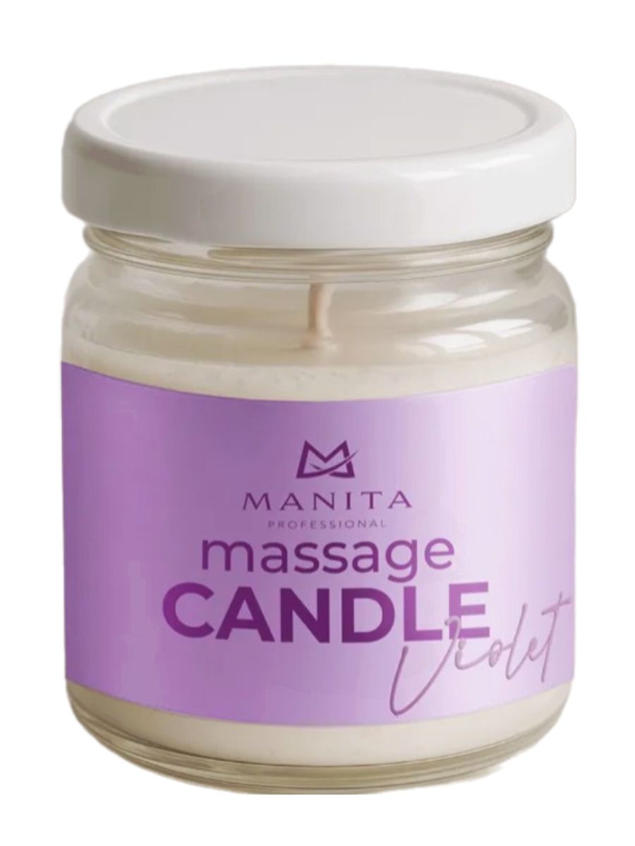 Manita Professional Свеча массажная / Violet, 30 мл