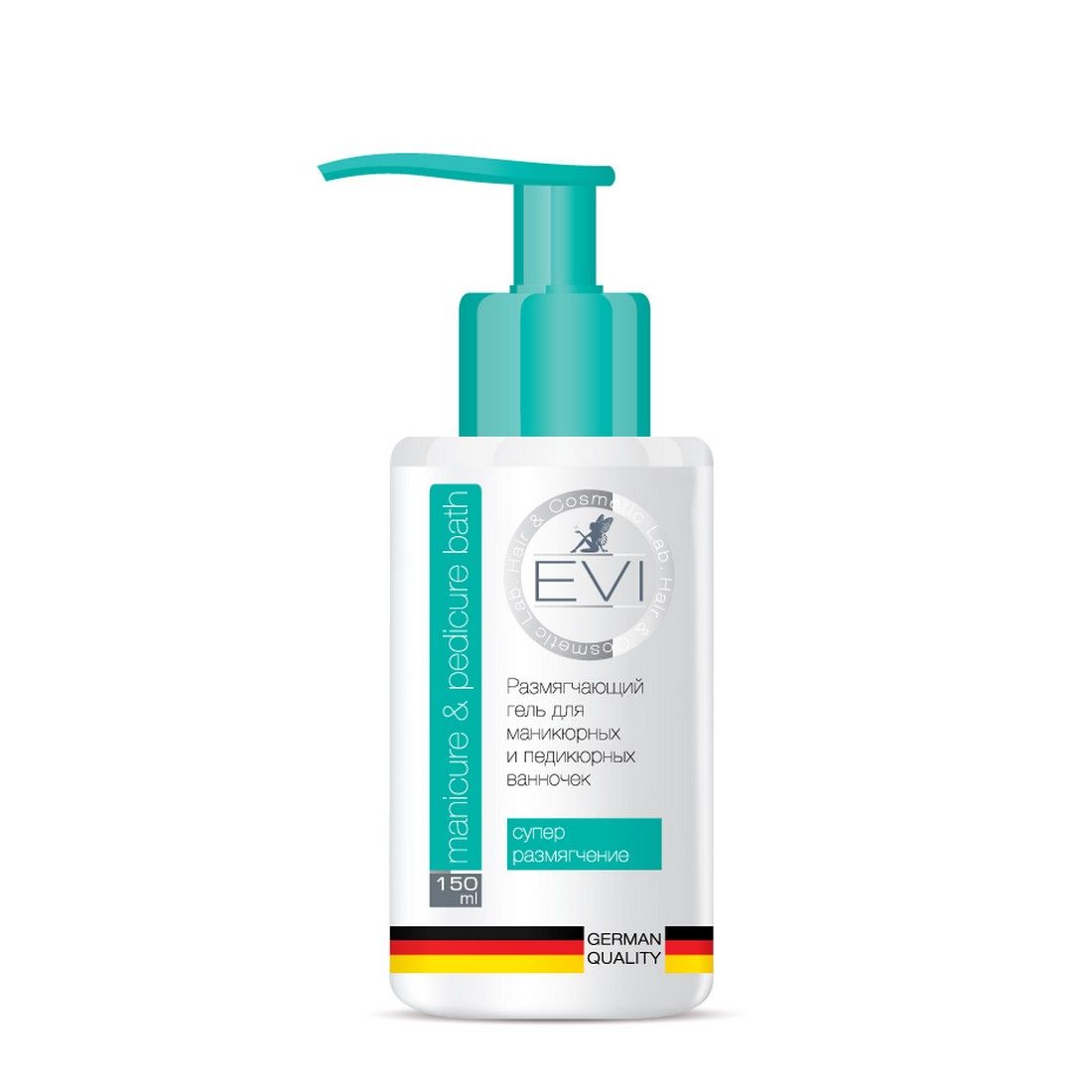 EVI professional Размягчающий гель для маникюрных и педикюрных ванн, 150 мл