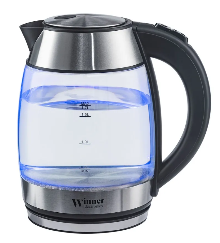 АКЦИЯ 1155р. 2000р.Чайник WR-142 1,7л электр. стекл