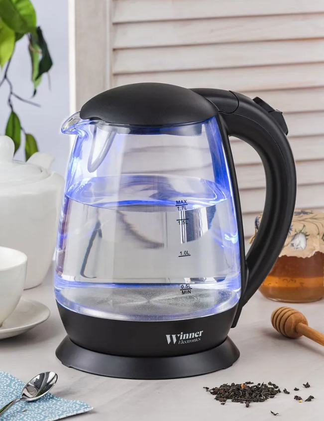 АКЦИЯ 852р. 2000р.Чайник WR-139 1,7л электр. стекл