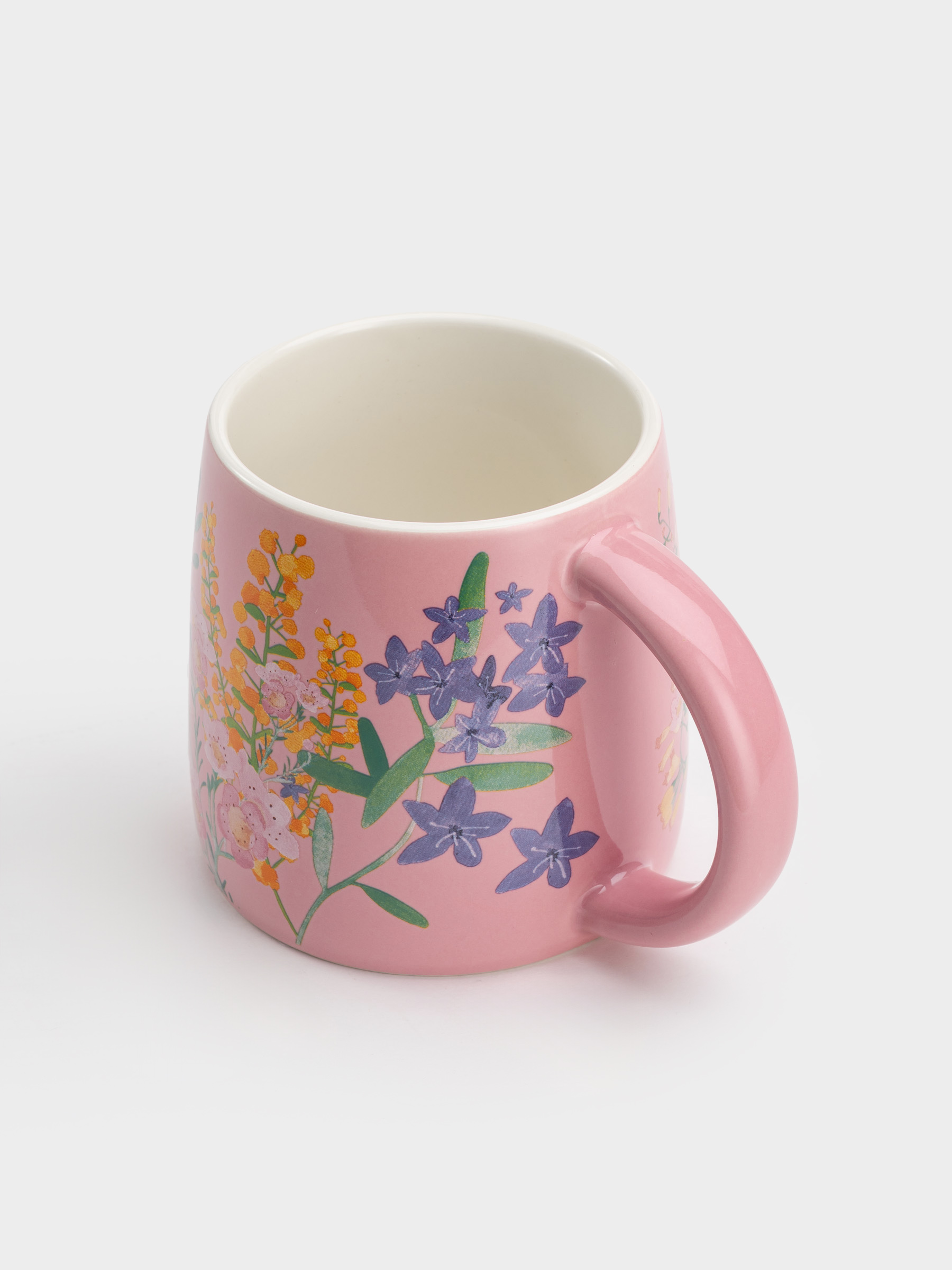 Кружка, 370 мл, розовая, Garland