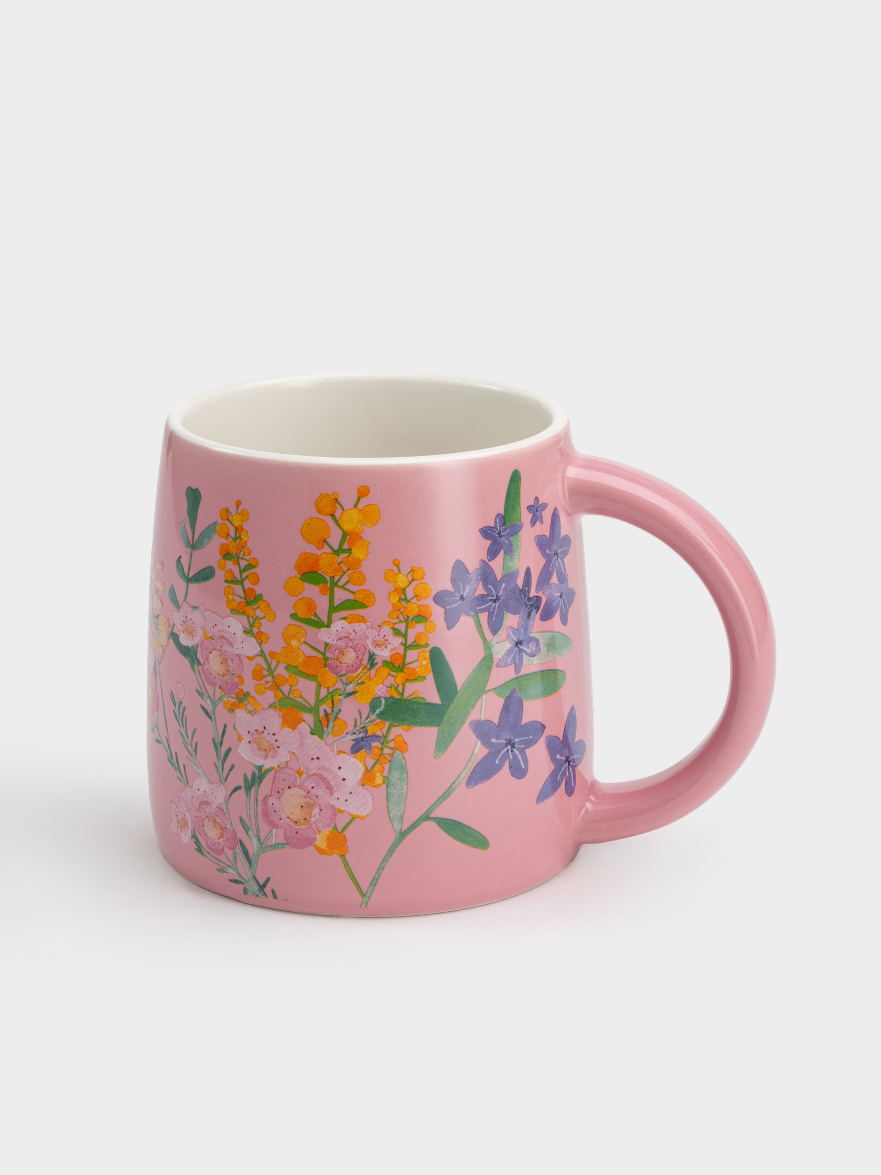 Кружка, 370 мл, розовая, Garland