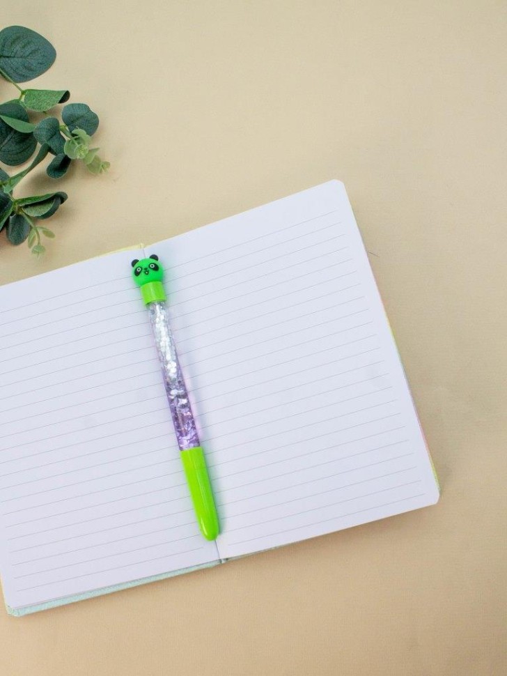 Блокнот c ручкой в обложке из эко-кожи «Magic is real», rainbow, 21,5х15 см, плотность 70 гр.