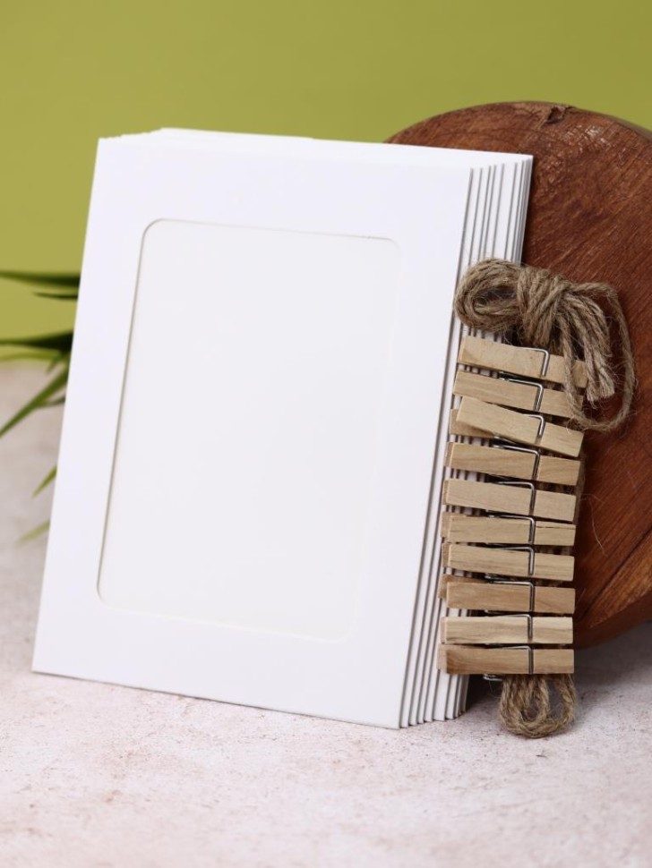 Крафтовые фоторамки «Classic», white, 11.5*15.5 см