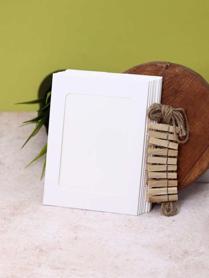 Крафтовые фоторамки «Classic», white, 11.5*15.5 см