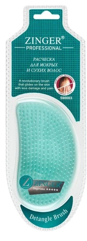 Расческа SZ-OS-5042 для мокрых и сухих волос цвет Green ztv /Салатовый (ABS material)