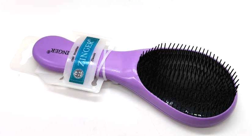 Расческа SZ-OS-5039-1 (mda-440), массажная (ABS material) цвет Lilac+Black (сирень с черным)