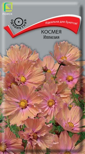 Цветы Космея Иллюзия 10 шт ц/п Поиск (однол.)