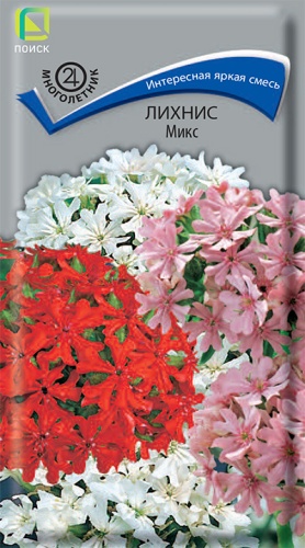 Цветы Лихнис Микс (смесь) 0,1 г ц/п Поиск (мног.)