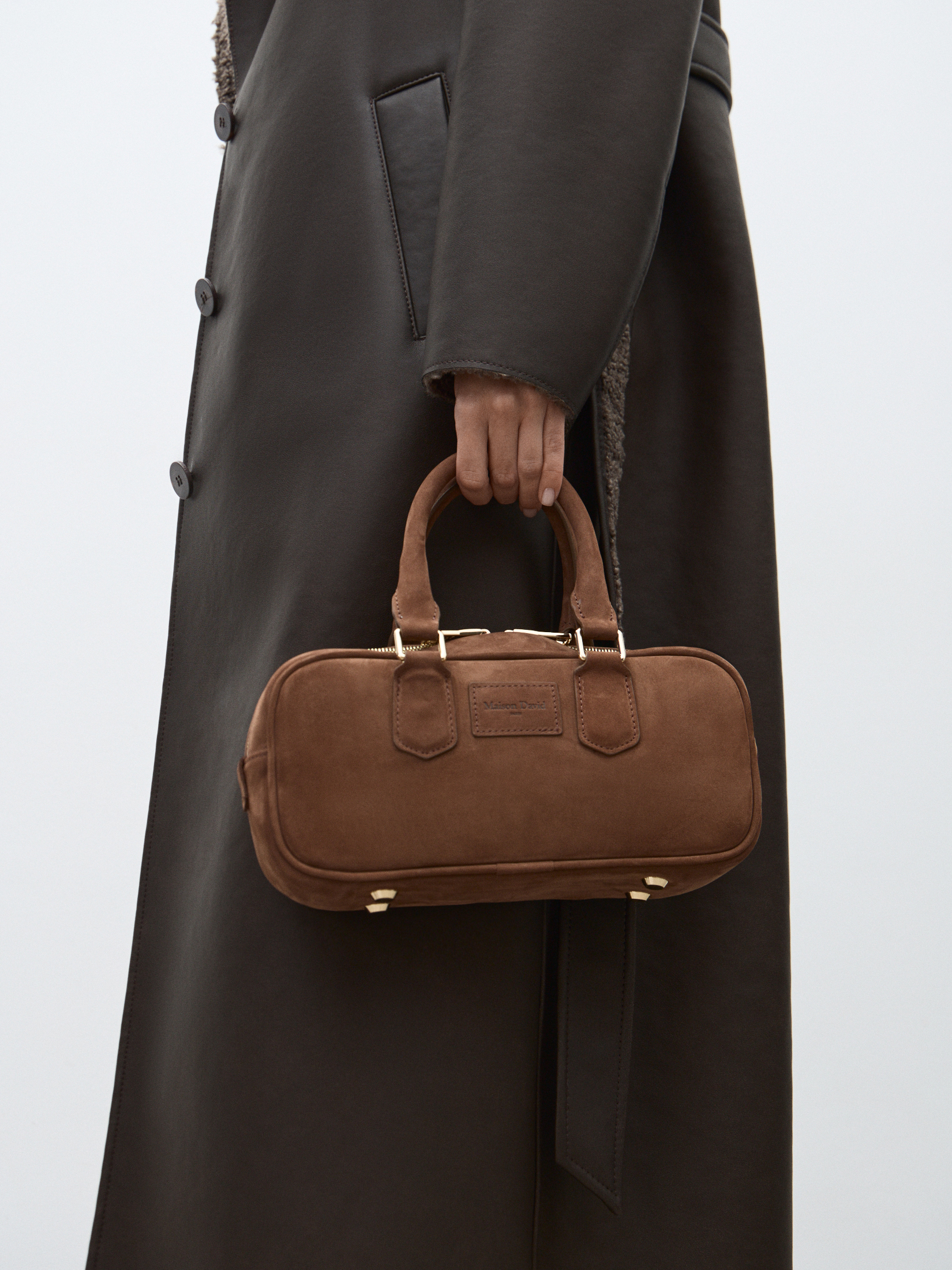 Женская сумка MAISON DAVID 4792445, бежево-коричневый