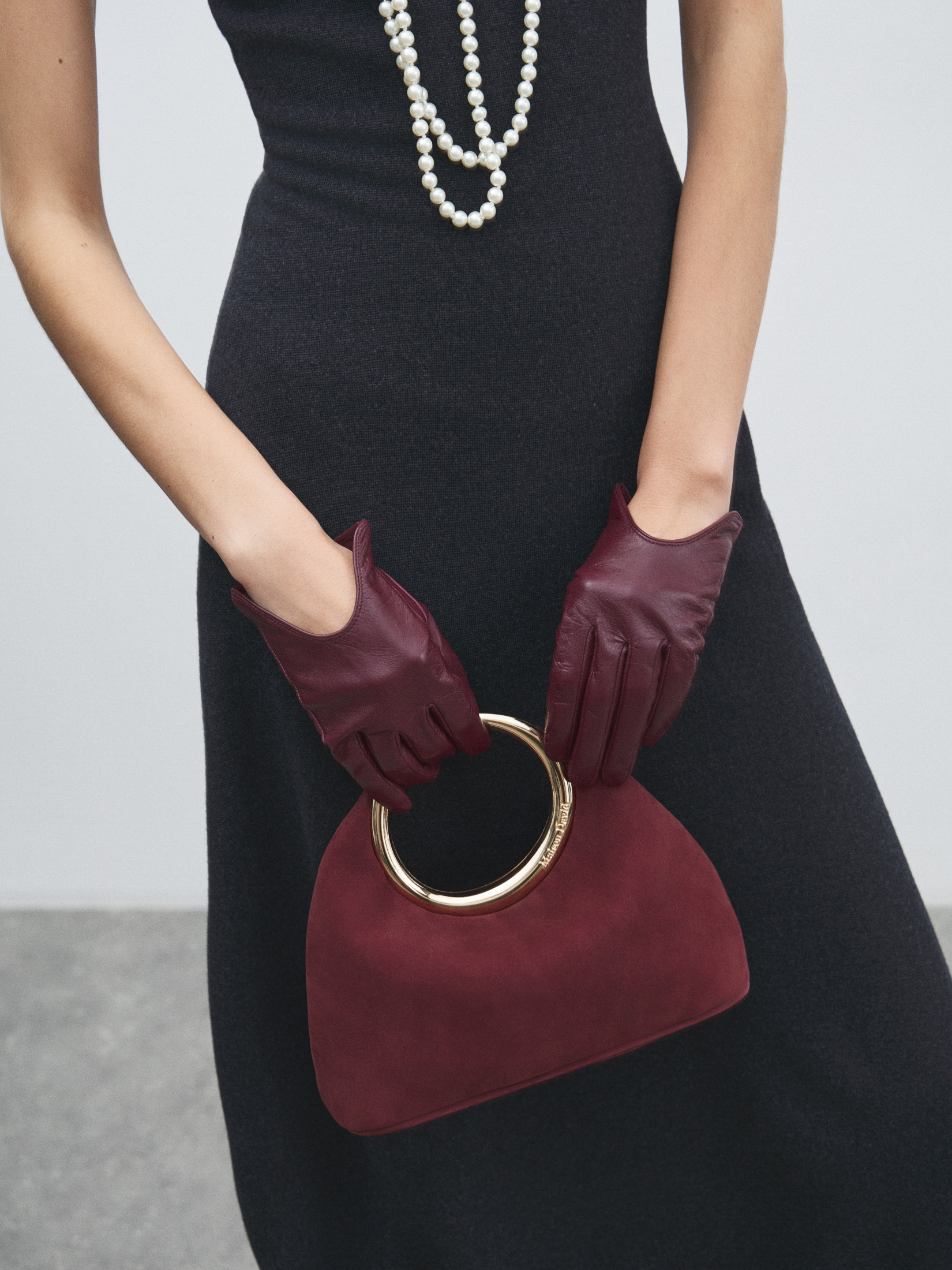 Женская сумка MAISON DAVID 4866785, бордовый