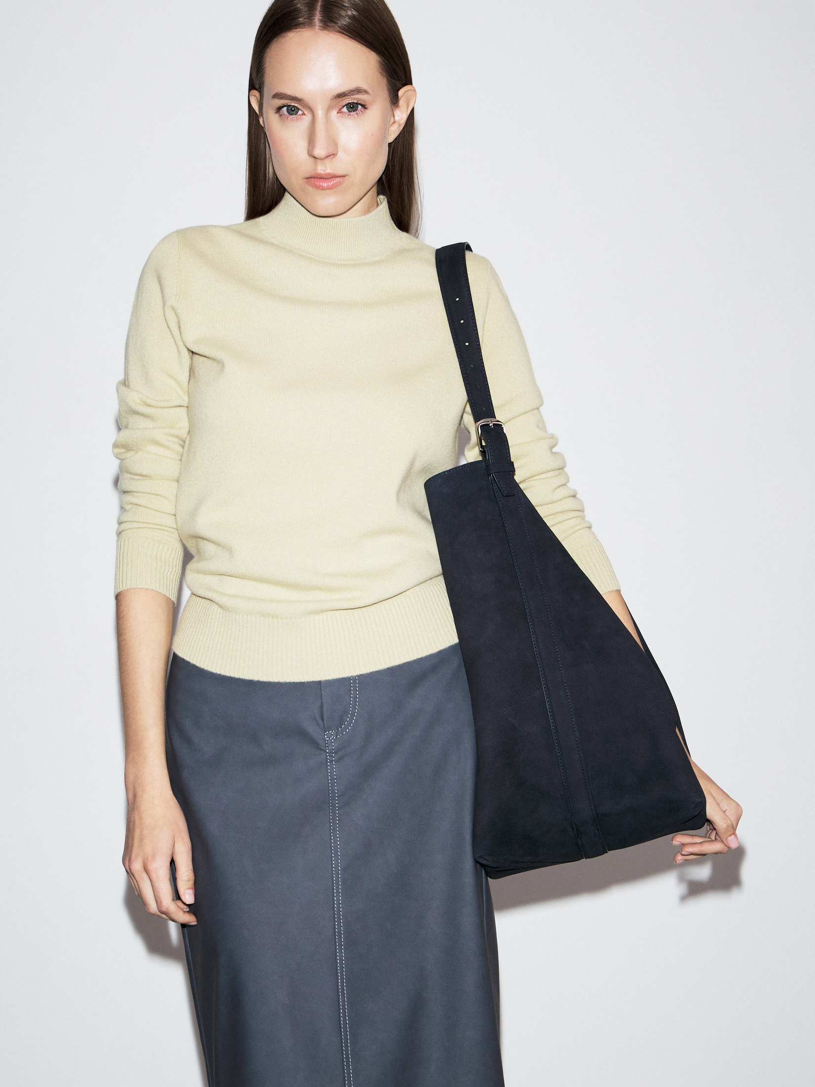 Женский шоппер MAISON DAVID 4856232, черно-синий