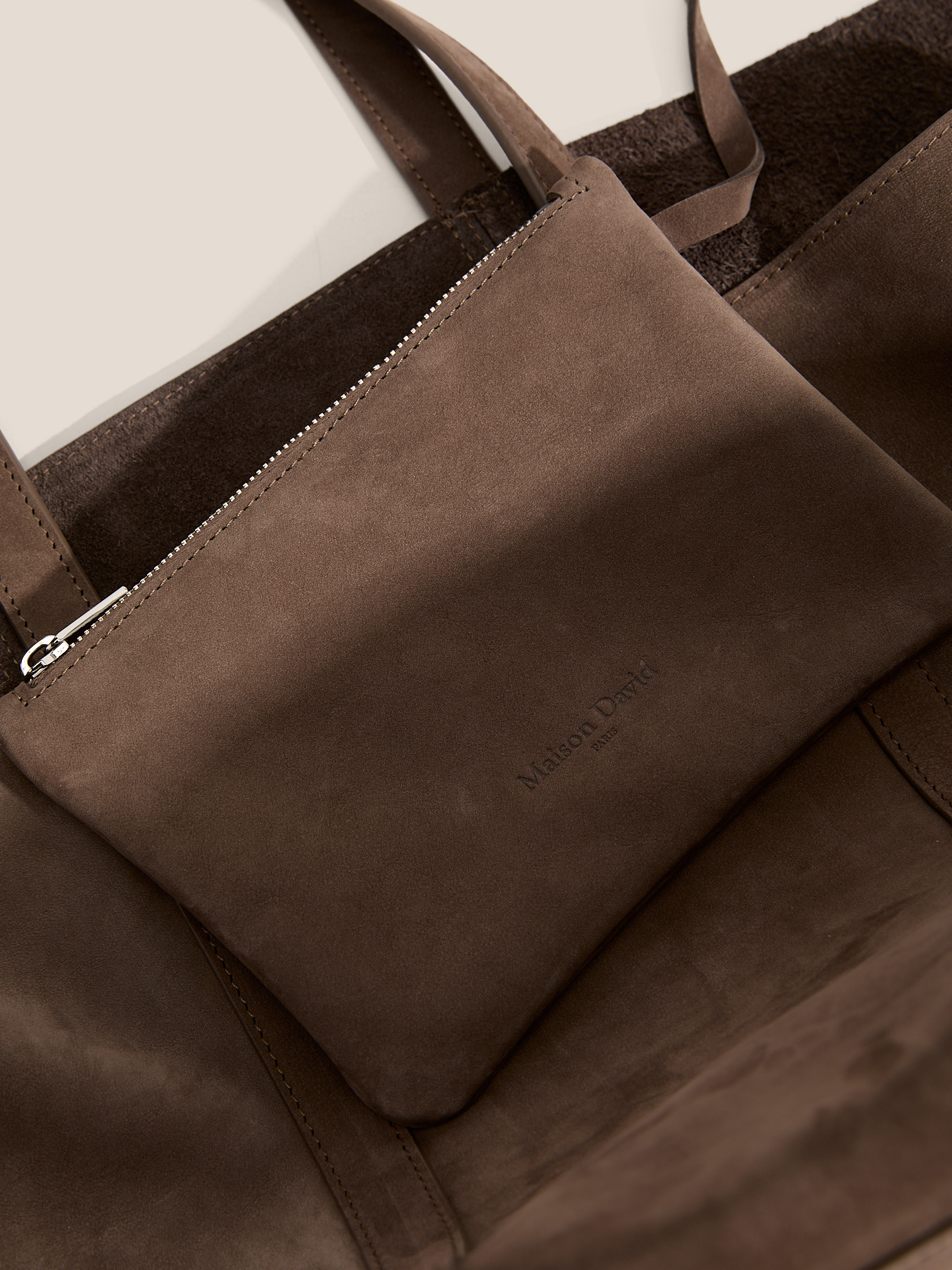 Женский шоппер MAISON DAVID 4862291, серо-коричневый