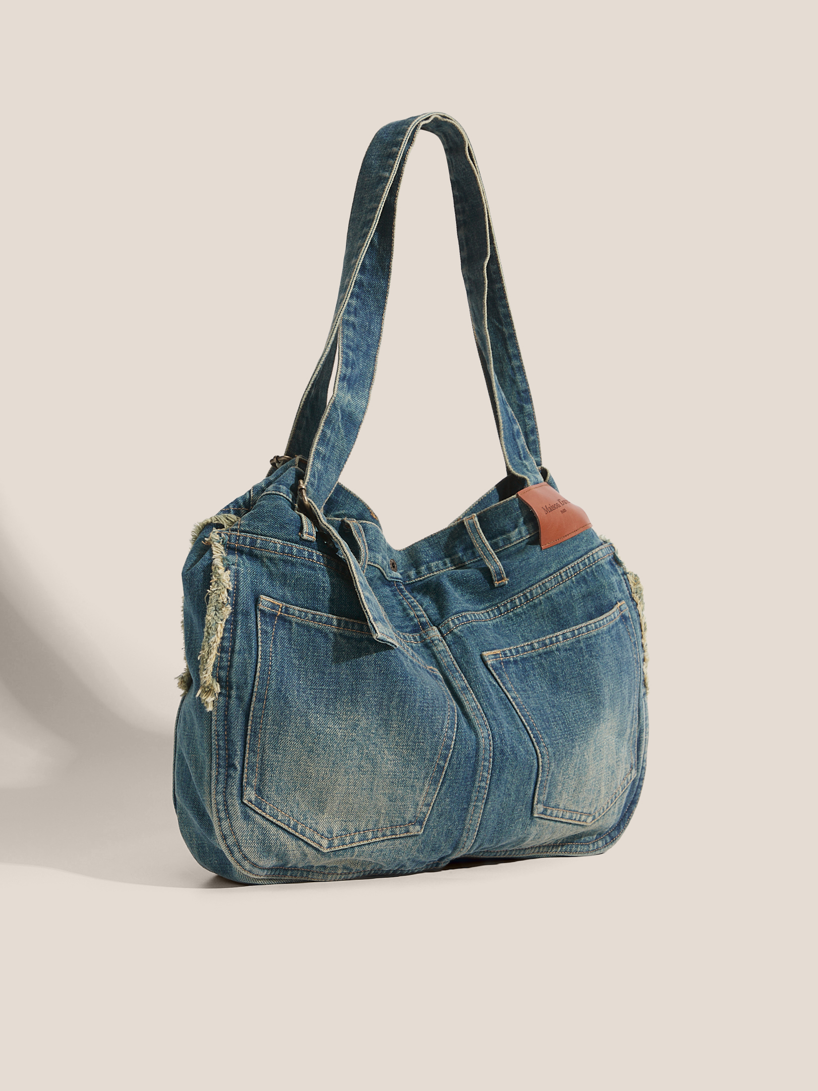 Женский шоппер MAISON DAVID 4499205, серо-синий