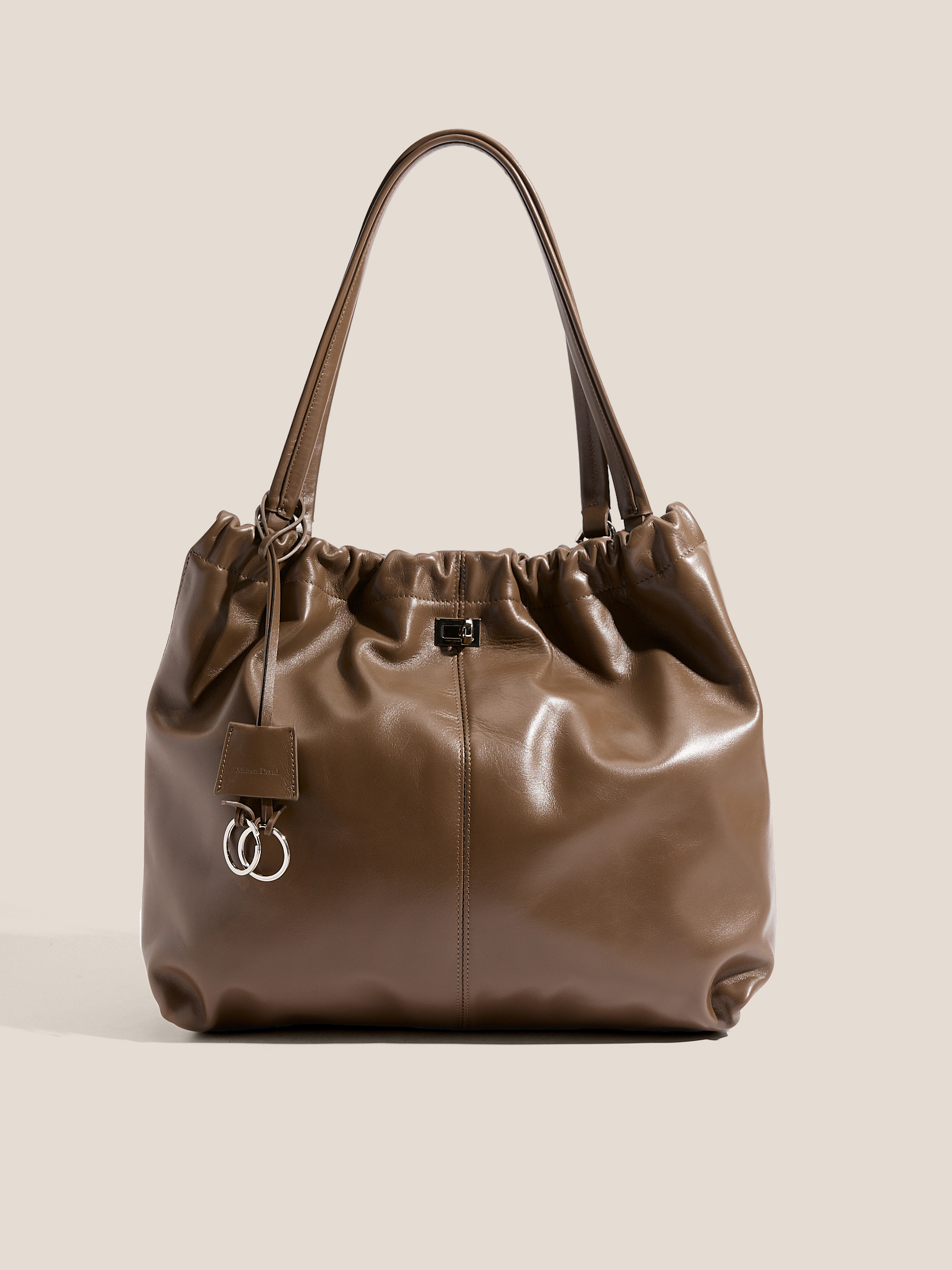 Женская сумка MAISON DAVID 4936518, серо-коричневый