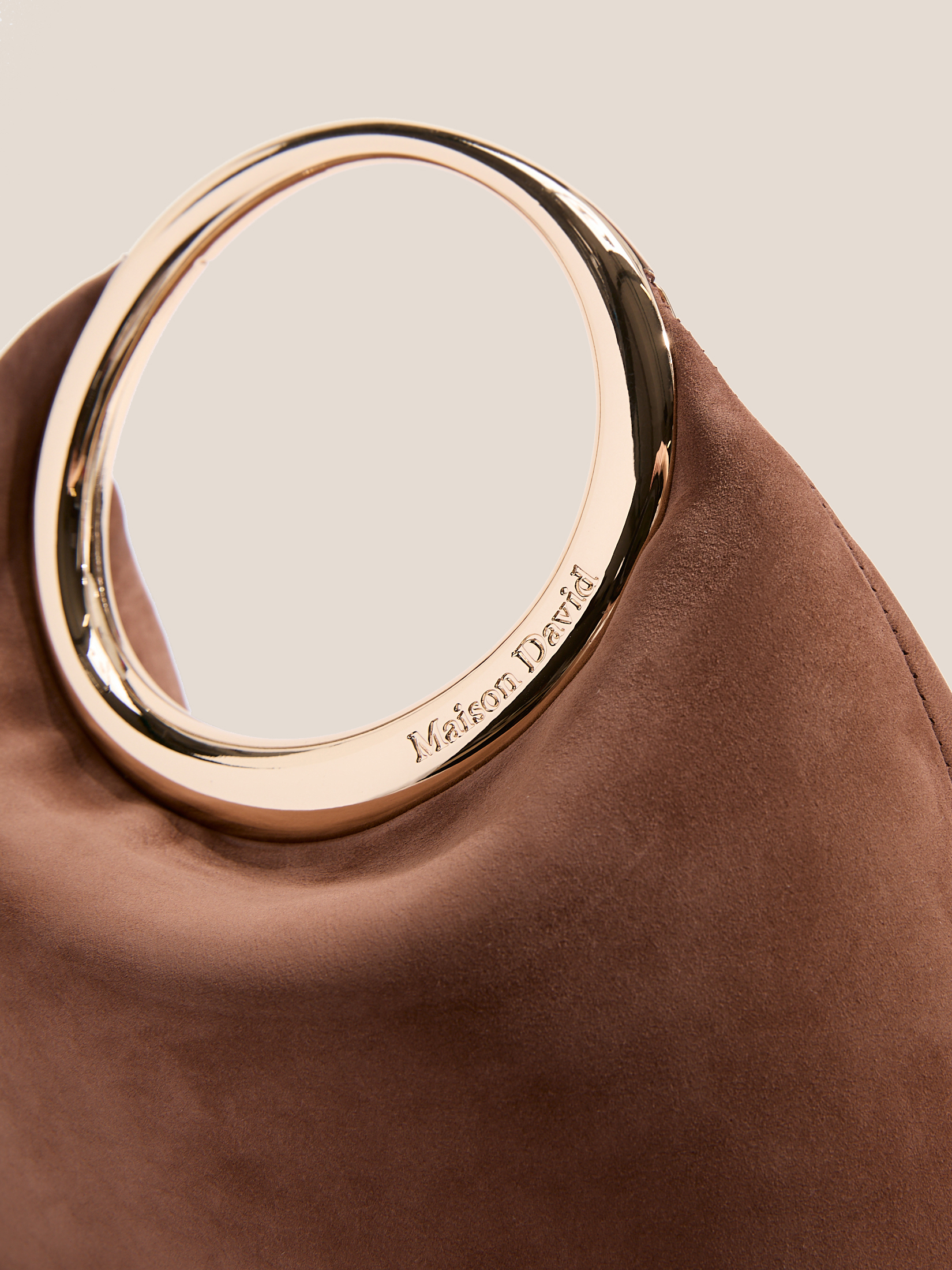 Женская сумка MAISON DAVID 4866763, бежево-коричневый