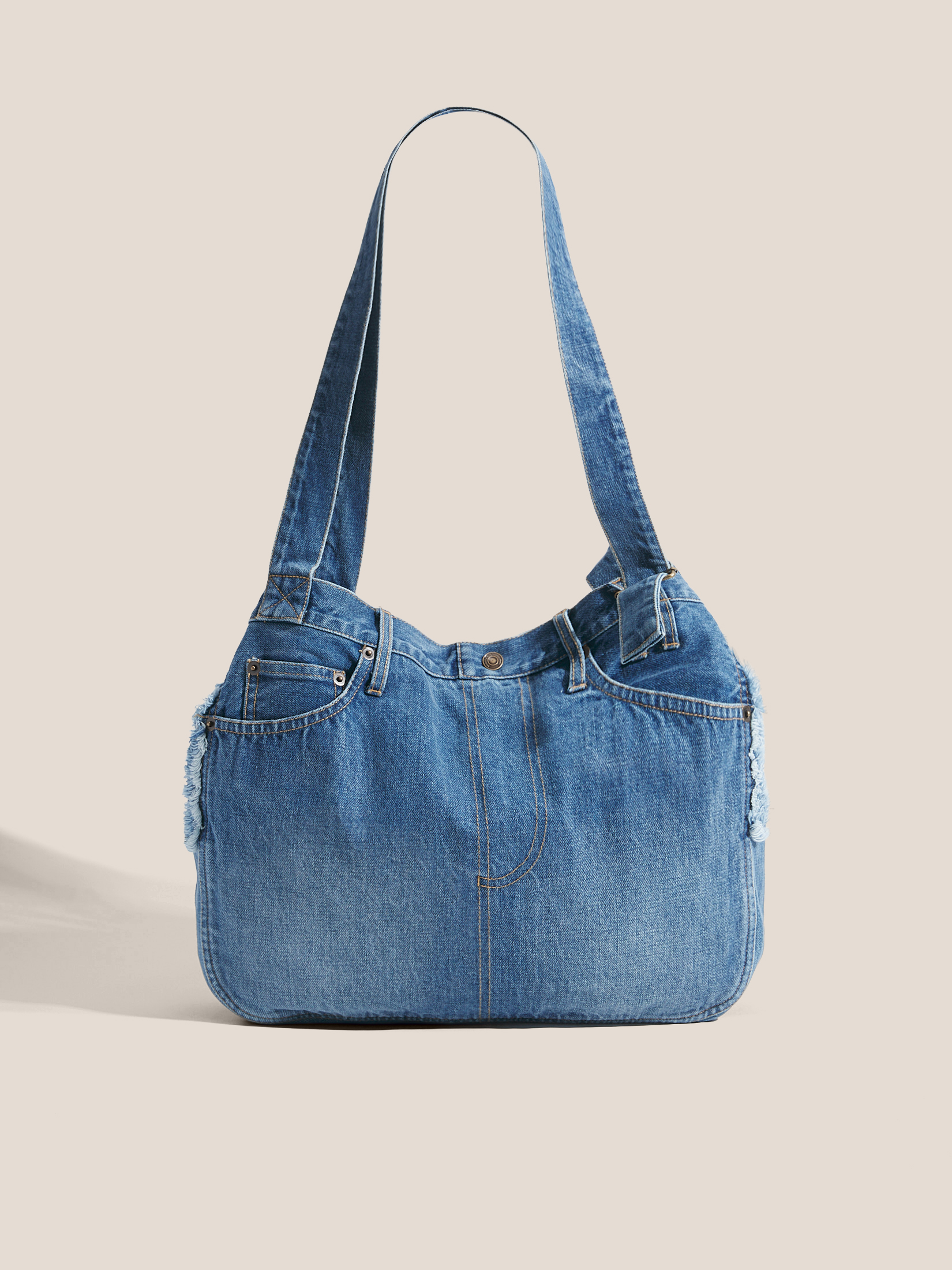 Женский шоппер MAISON DAVID 4499207, светло-синий