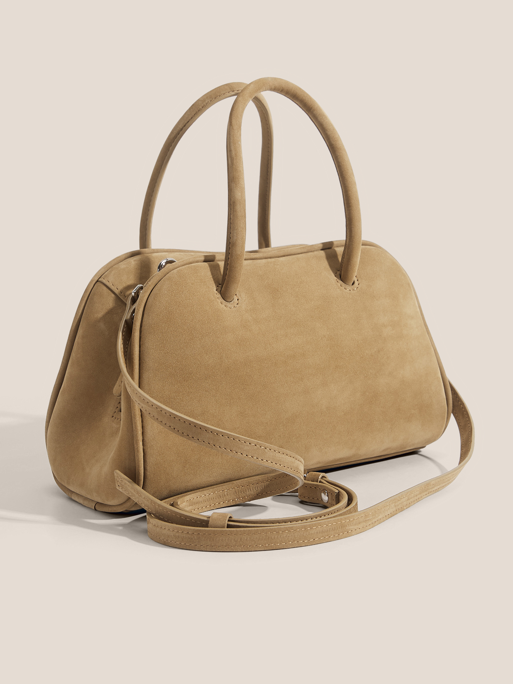 Женская сумка MAISON DAVID 4866937, зеленовато-бежевый