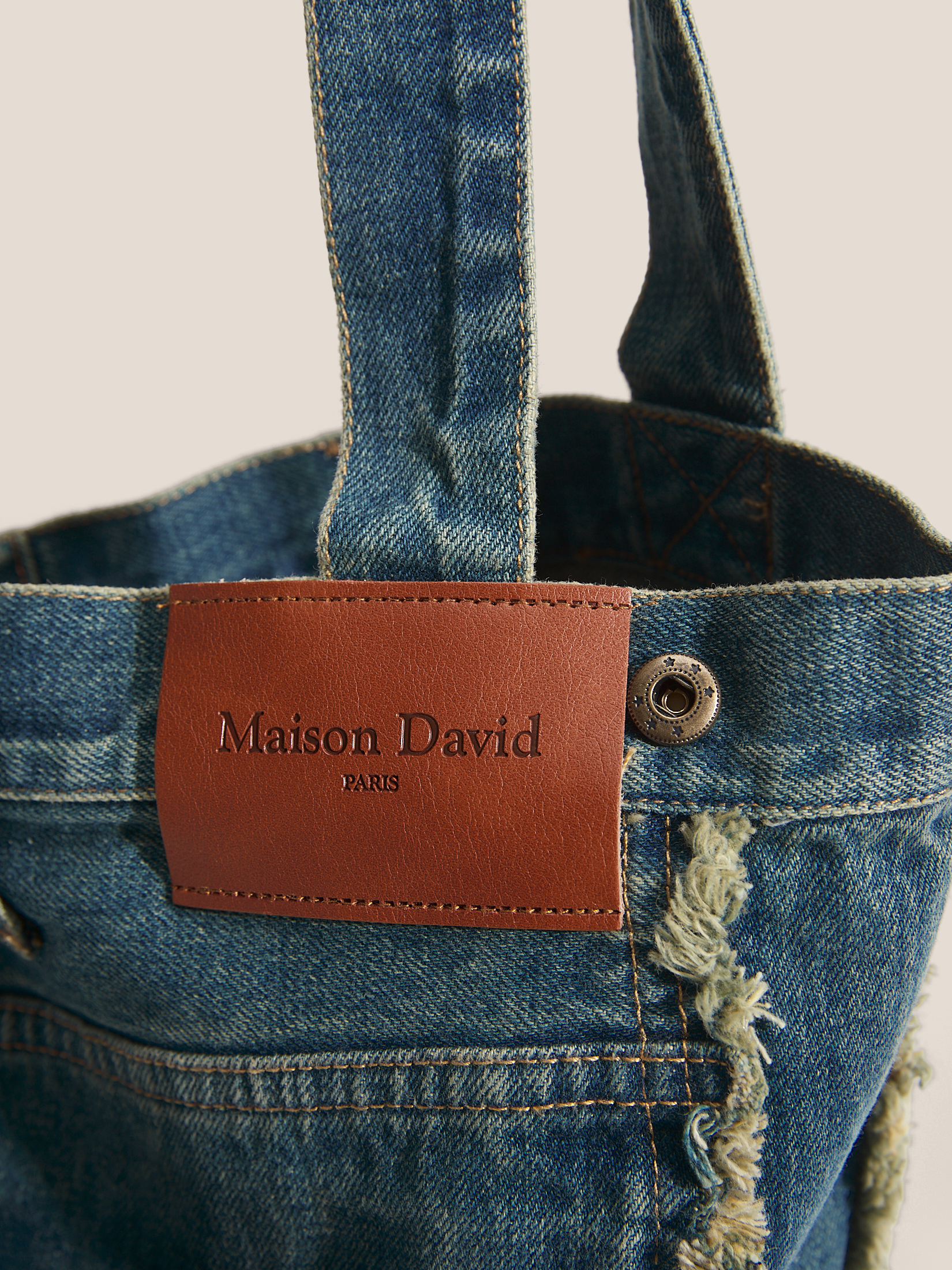 Женский шоппер MAISON DAVID 4499205, серо-синий