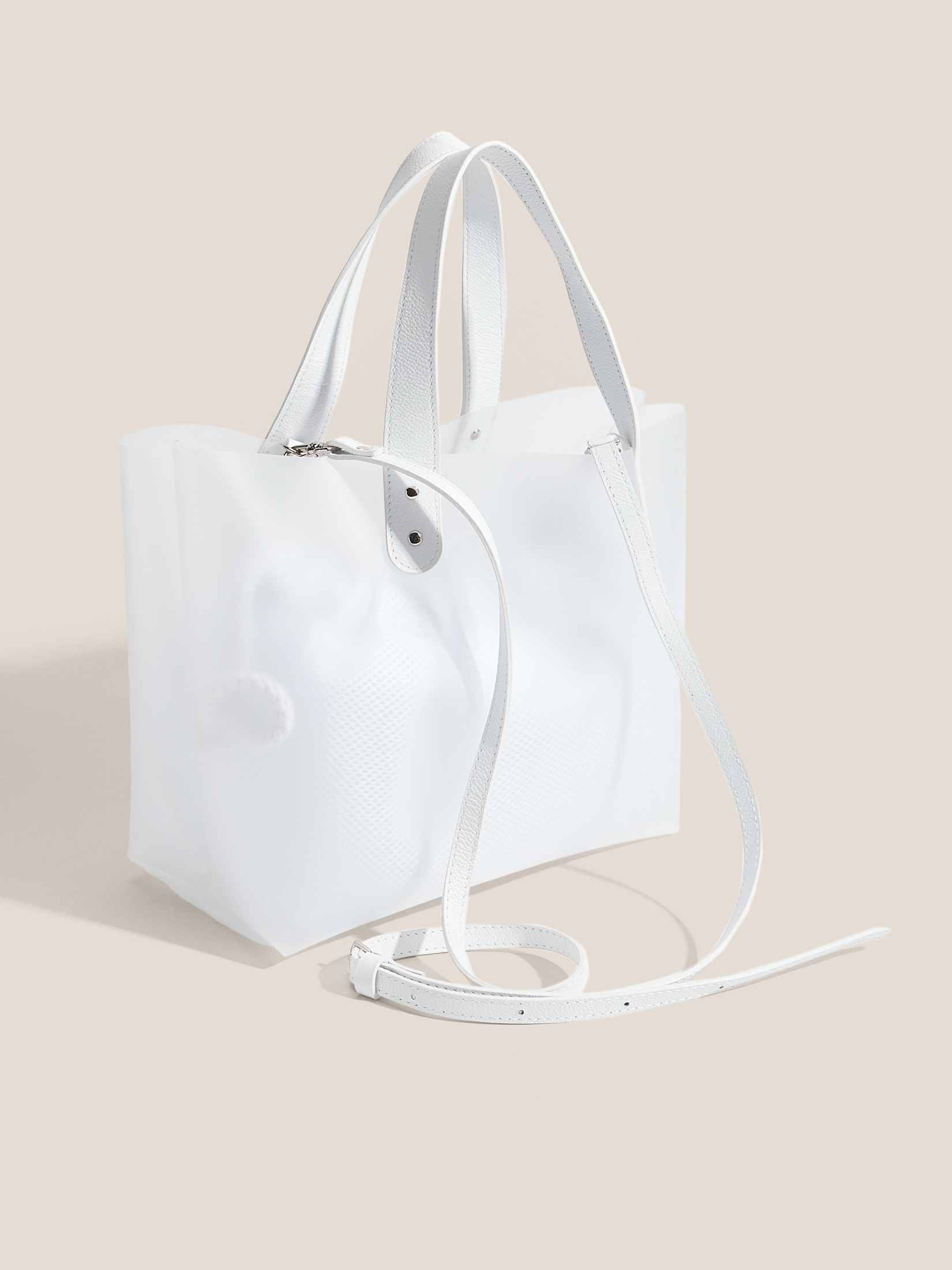 Женский шоппер MAISON DAVID 4714846, белый