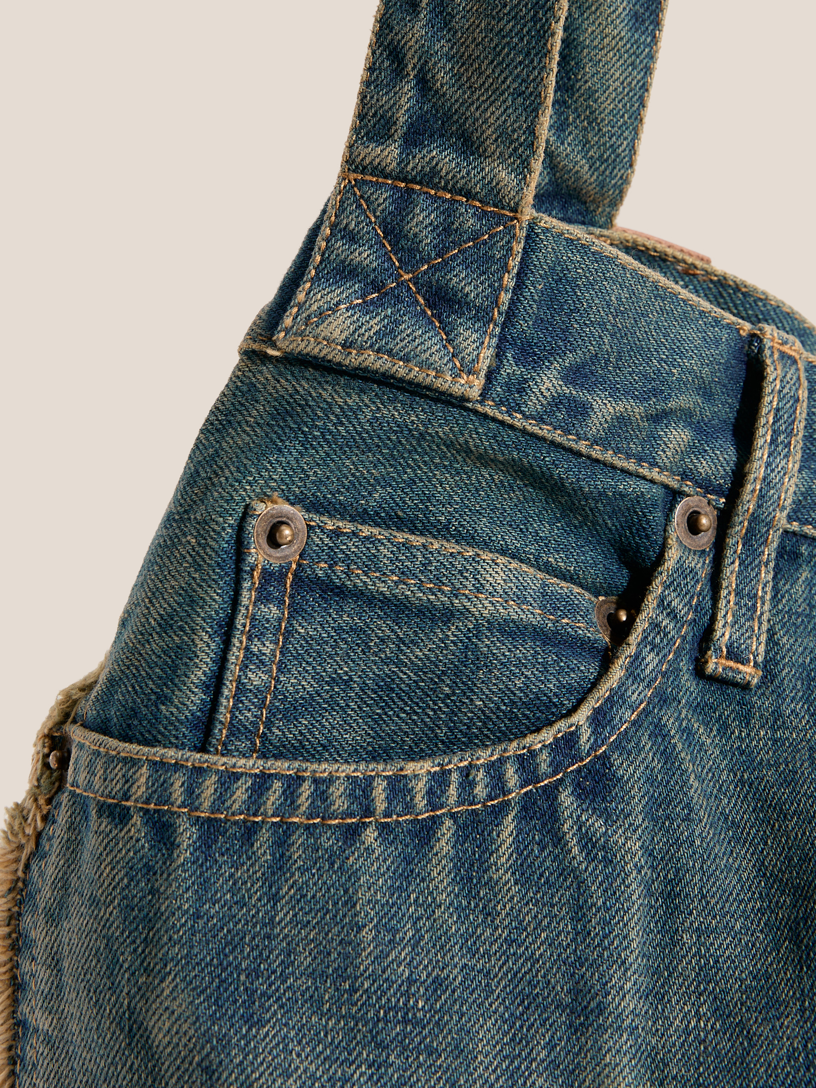 Женский шоппер MAISON DAVID 4499157, зелено-синий