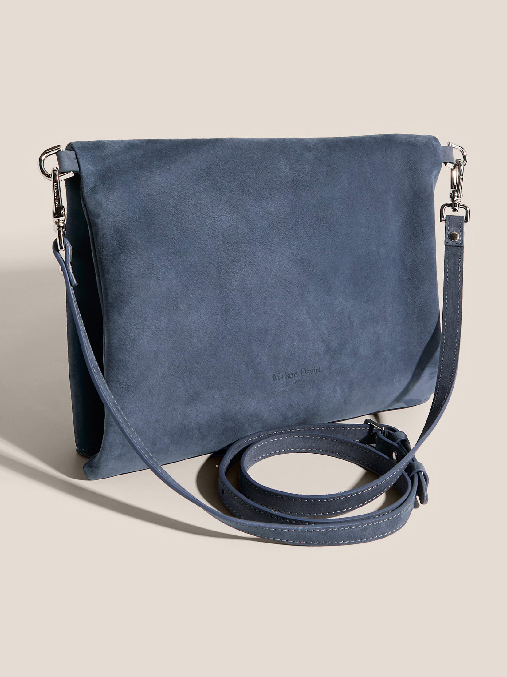 Клатч MAISON DAVID 4934438, серо-синий