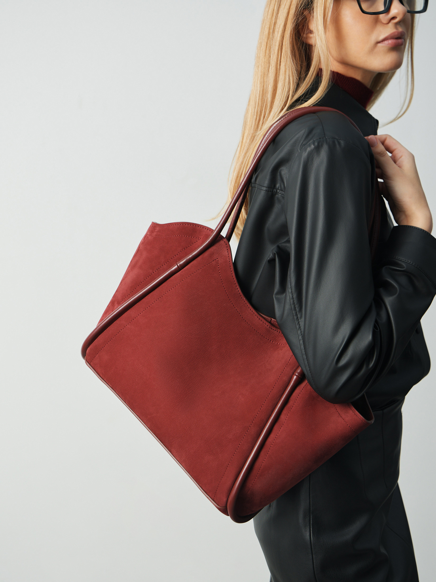 Женская сумка MAISON DAVID 4964321, бордовый